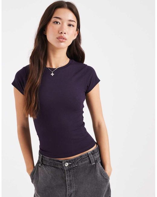 Cotton On Purple All Day Crew Neck Tee