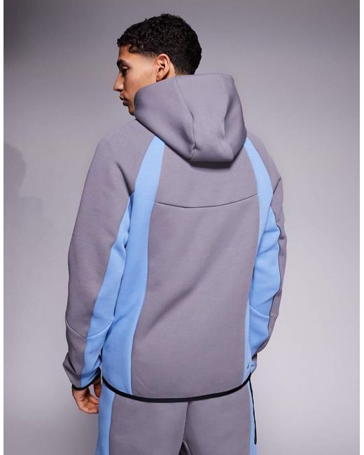 Nike Blue Tech Pro Track Jacket for men