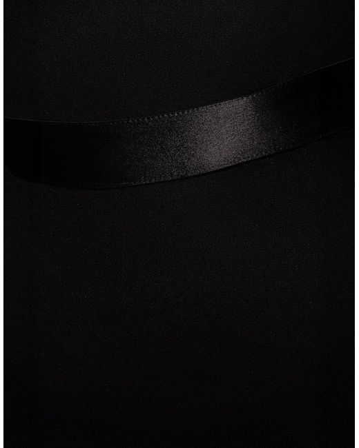 Goddiva Black Dobby Mesh Feather Sleeve Bodycon Midi Dress