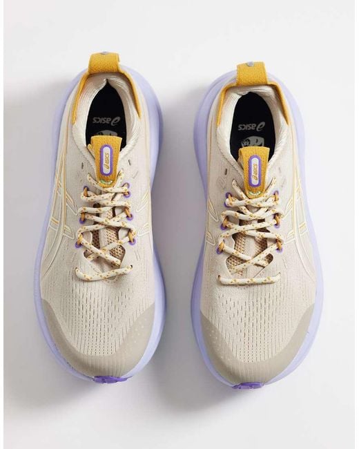 Asics White Gel-Nimbus 28 Running Trainers