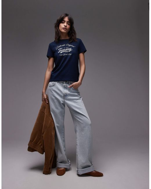 Tommy Hilfiger Blue – regular fit t-shirt