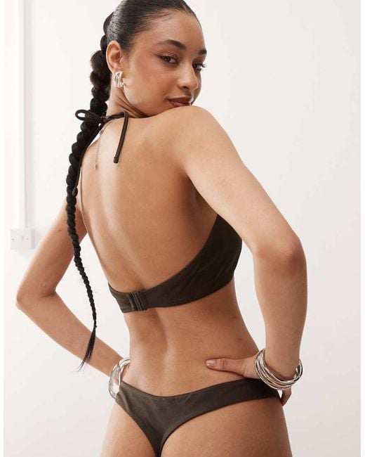 Weekday Natural Thong Bikini Bottoms