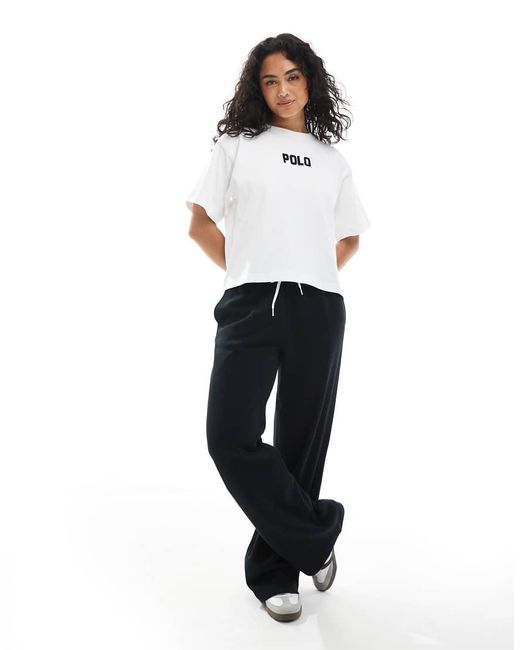 Polo Ralph Lauren White Boxy Fit Logo T-shirt
