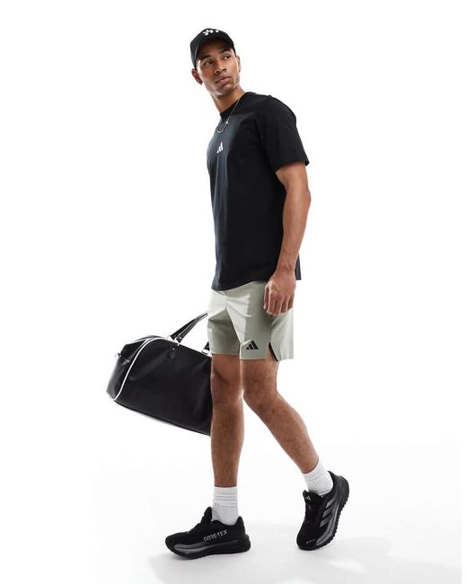 Adidas Originals Black Essentials Small Logo Single Jersey Tee for men