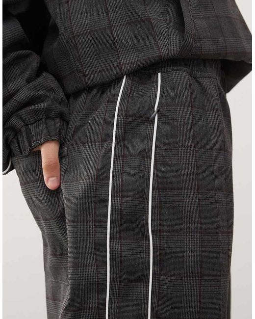 Collusion Black Unisex Tailored jogger Co-rd