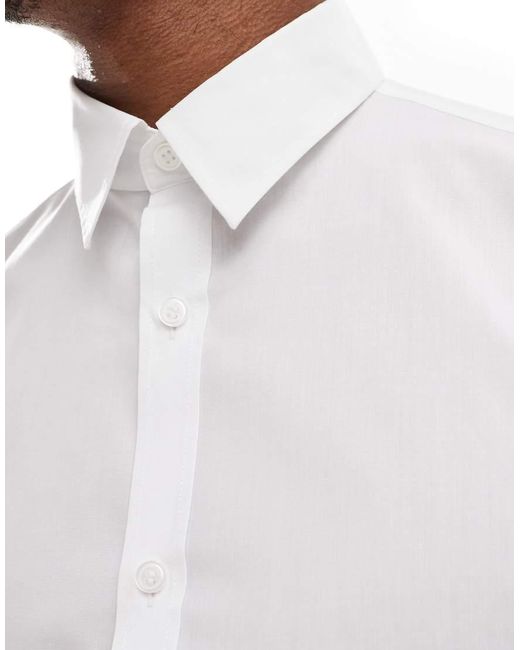 JJ Rebel White Smart Shirt for men
