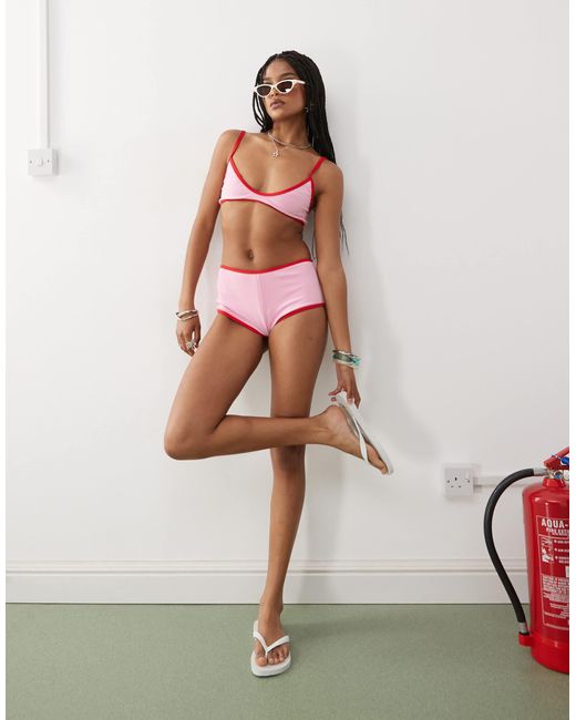 Collusion Pink – bikinihose aus ftee