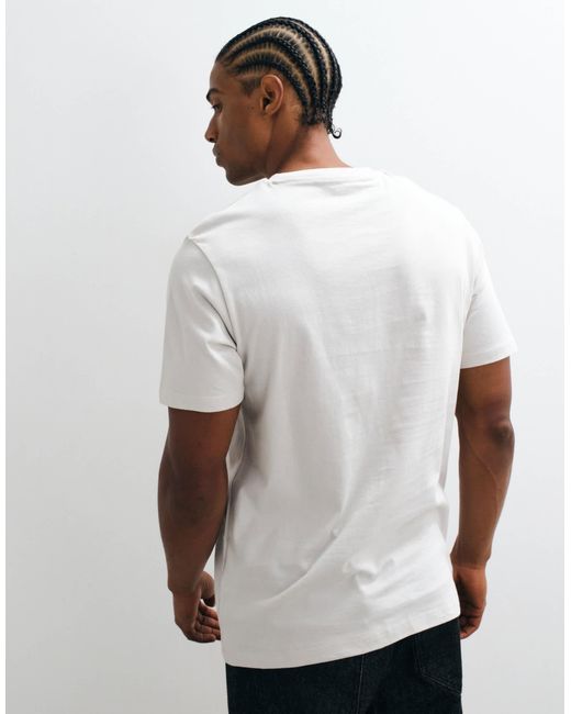 ASOS – basic-t-shirt in White für Herren