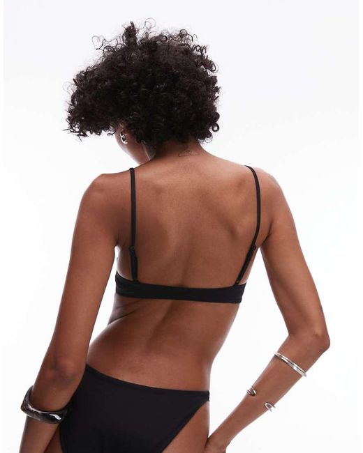 ARKET Black Mix & Match Smock Bikini Bottom