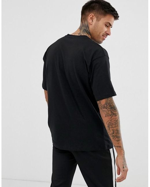 Camiseta negra Biggie de Pull&Bear de hombre de color Negro Lyst - Main Image