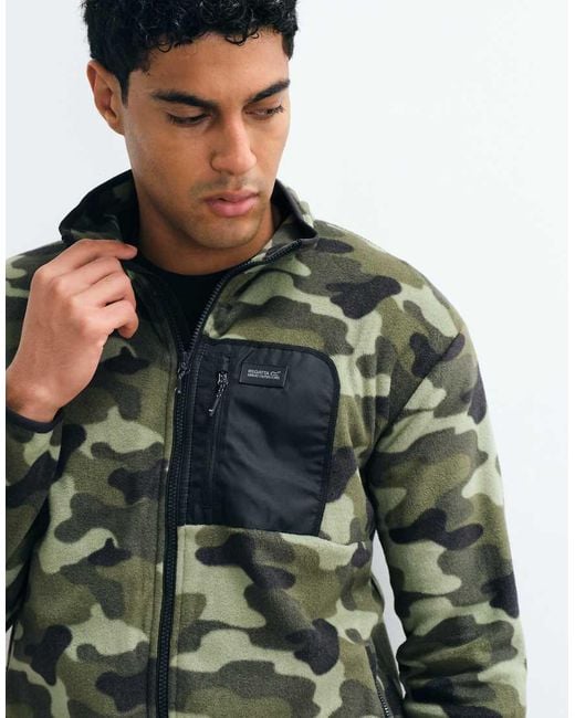 Regatta Green Frankie Full Zip Fleece Fleece for men