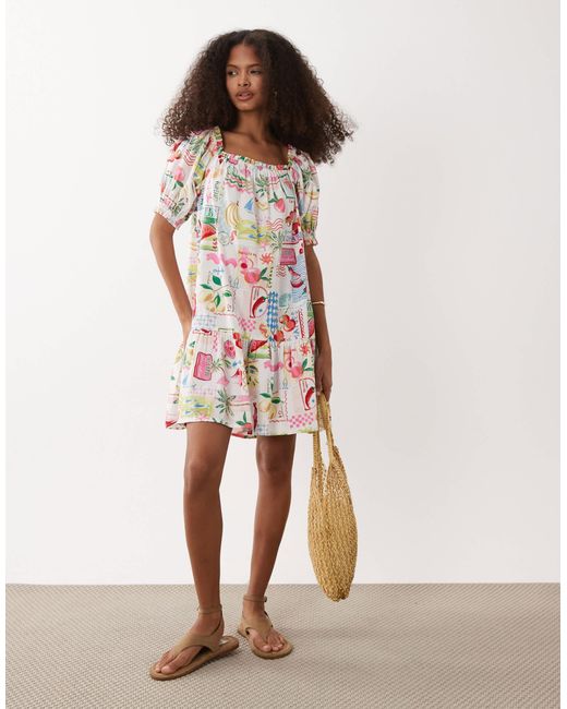 Robe Accessorize en coloris White