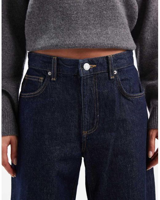Cotton On Blue Relaxed Wide Jeans