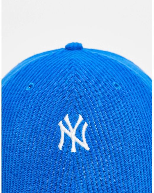 '47 Blue – baseballkappe aus cord