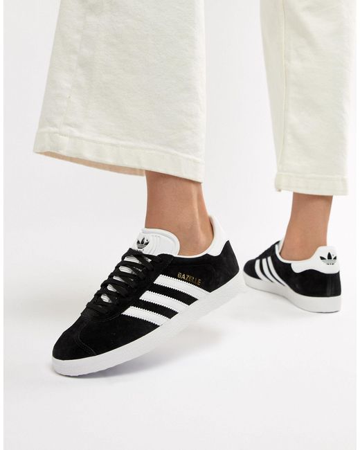 adidas gazelle mens all black