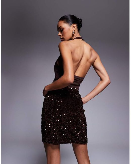 Threadbare Minirok Met Lovertjes in het Black