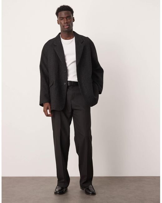 ASOS Black Slouchy Oversized Blazer for men