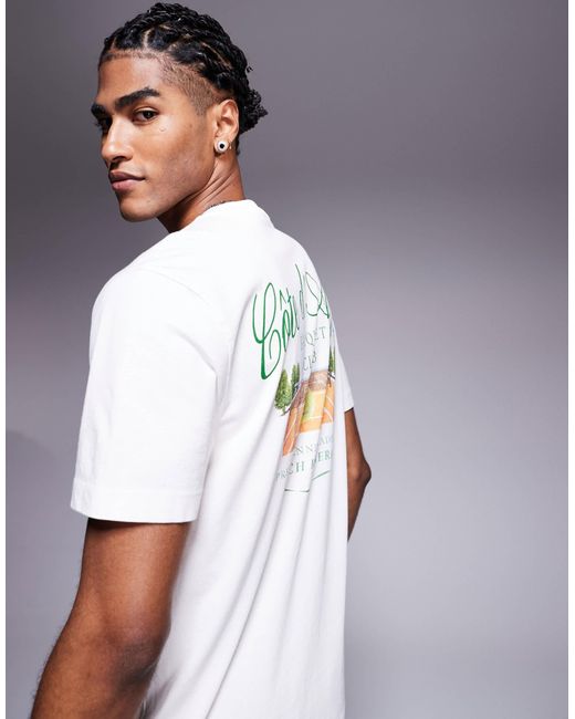 Abercrombie & Fitch – t-shirt in Blue für Herren