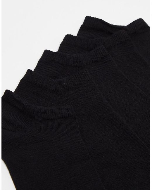 ASOS White 5 Pack Trainer Socks for men