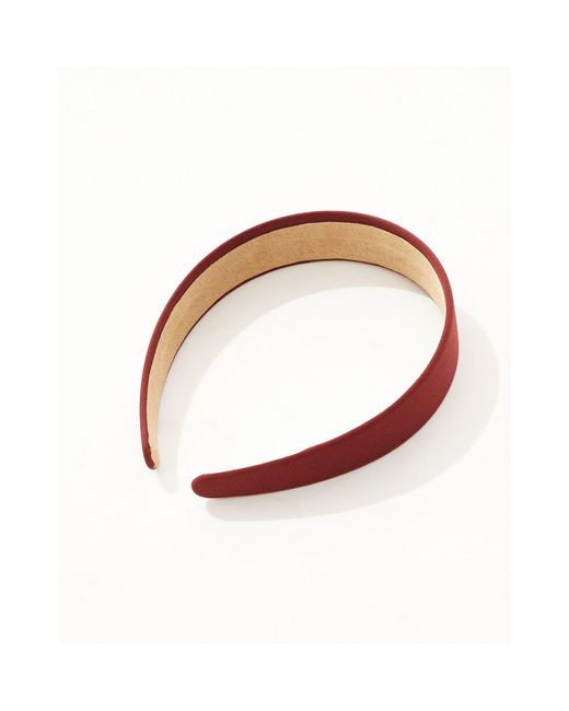 ASOS Brown Alice Band With Wide Design