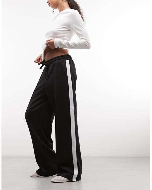 Noisy May Black Straight Leg Jersey Trouser