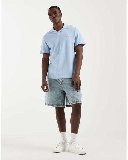 Lacoste Blue Revere Collar Polo for men