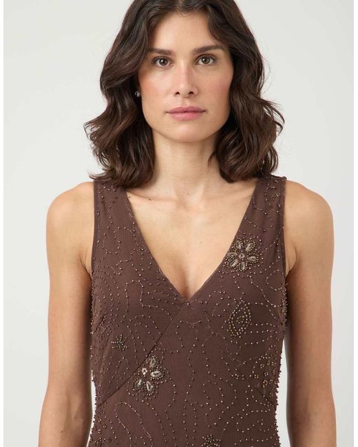 Y.A.S Brown Midi Dress
