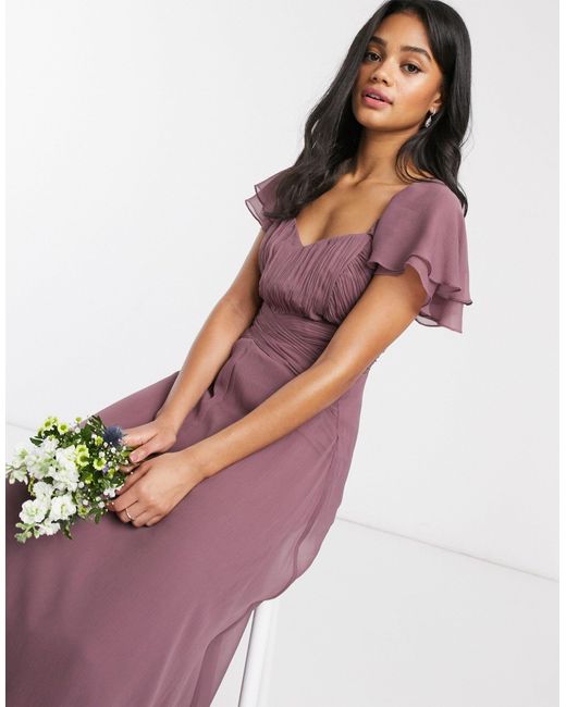 ASOS Synthetic Bridesmaid Short Sleeve 