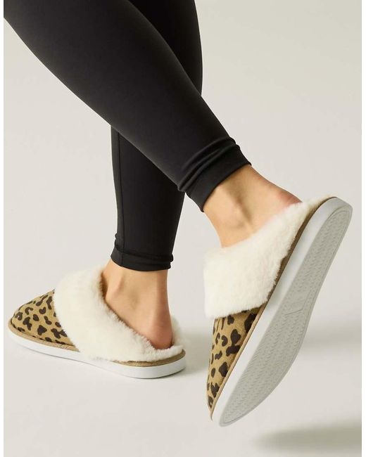 Regatta Natural Tulsy Cosy Faux-Fur Lined Slippers