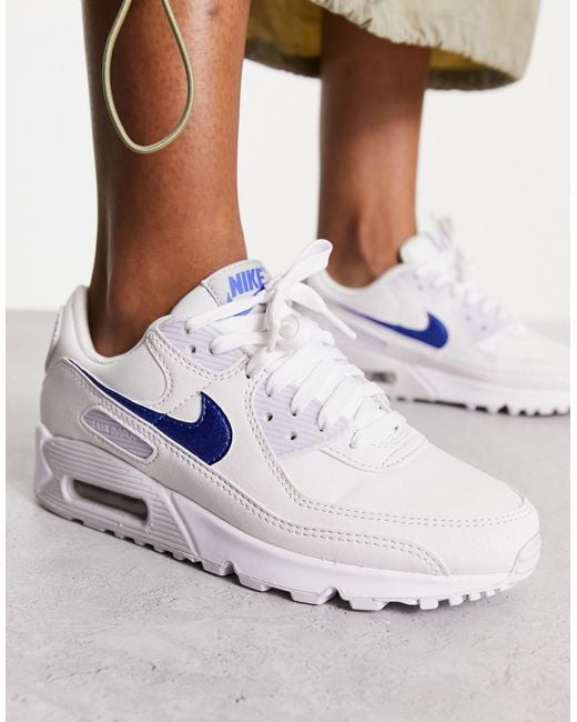 Zapatillas en y azul air max 90 Nike de color Metálico | Lyst