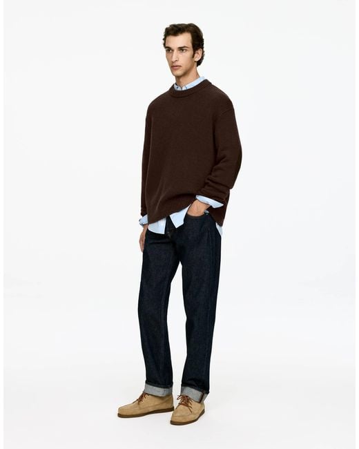 ARKET Brown Wool Oversized Jumper for men