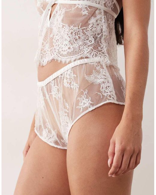 Ann Summers Pink Availing Bridal Cami Set