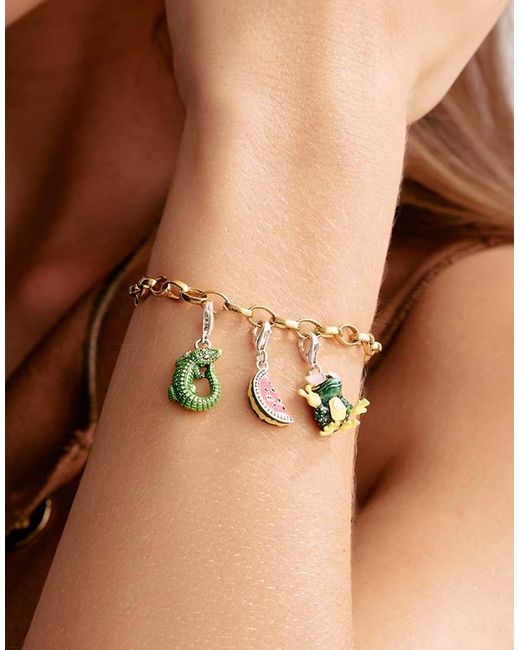Thomas Sabo Blue Charm Pendant Frog