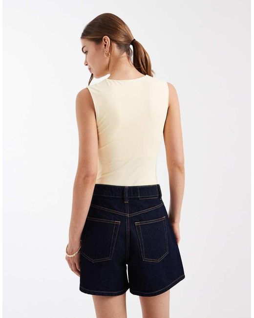 New Look White Square Neck Bodysuit