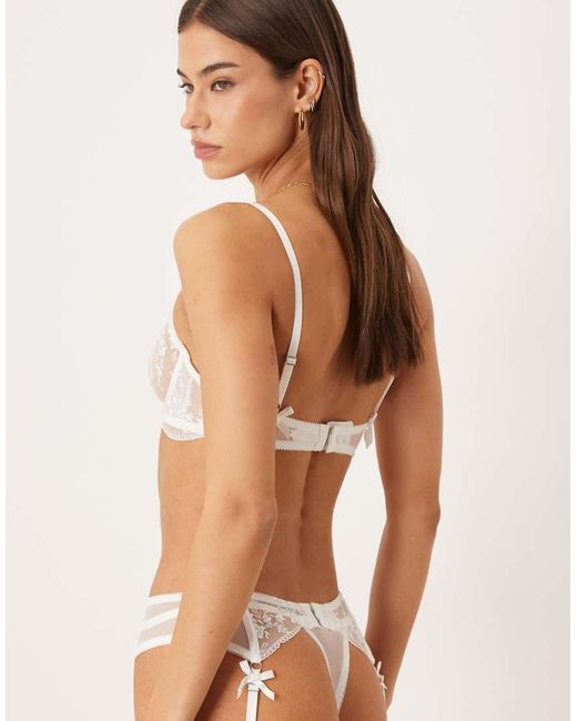 KAT THE LABEL Pink Sofia Suspender