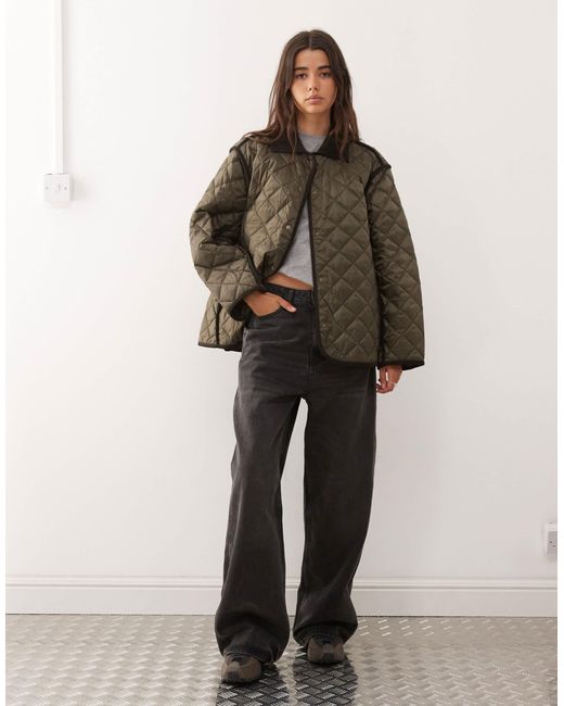 Weekday Brown – steppjacke