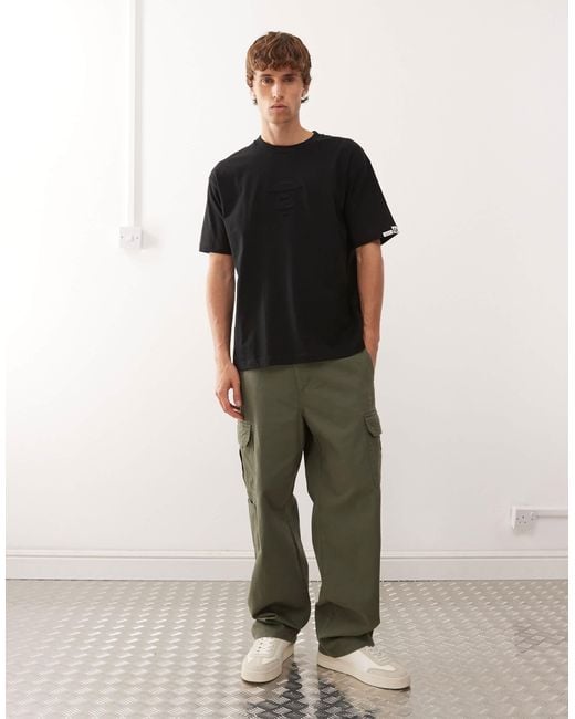 Aape By A Bathing Ape Black Aape By A Bathing Ape Boxy Fit T-shirt for men