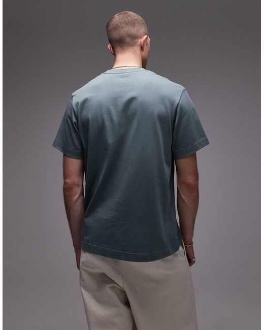 Camiseta De Tejido Grueso De Punto Liso De ARKET de hombre de color Blue