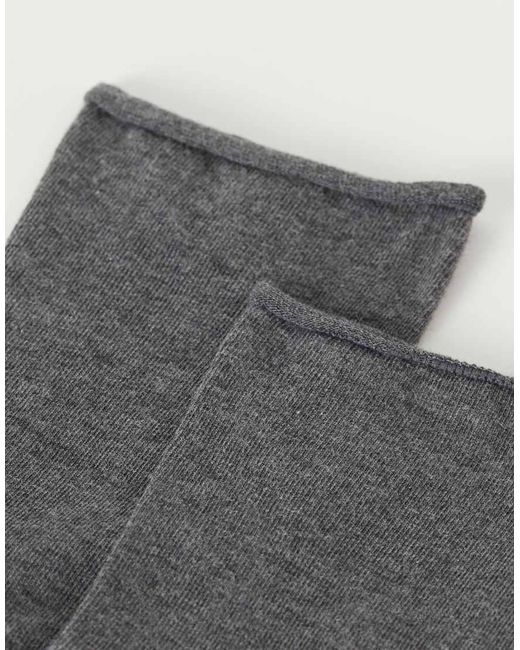 Calzedonia White Non-Elastic Cotton Ankle Socks
