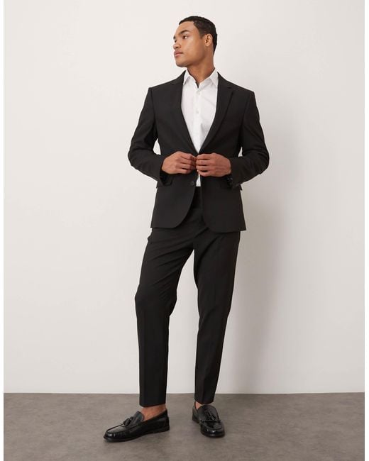 ASOS Black Slim Suit Jacket for men