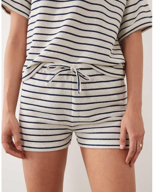 ASOS White Jersey Short Co-Ord