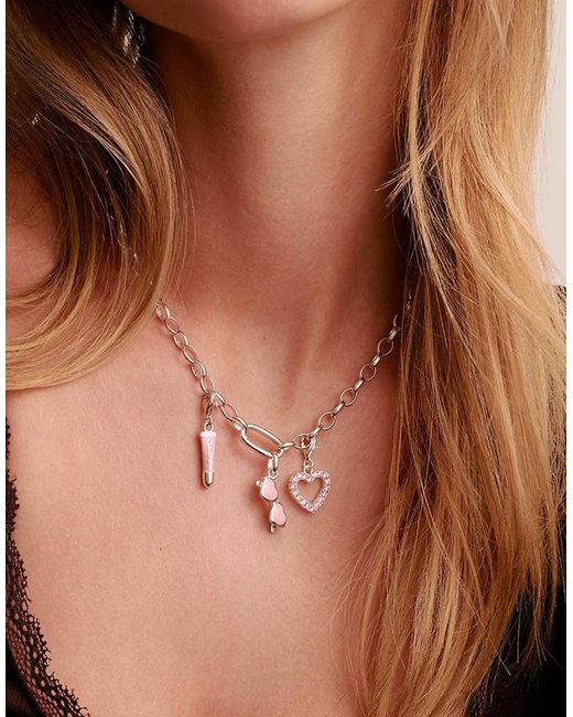 Thomas Sabo Pink Charm Pendant Heart Original