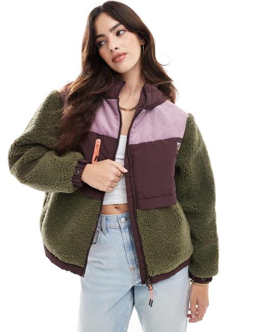 Superdry Brown Hooded Fleece Jacket