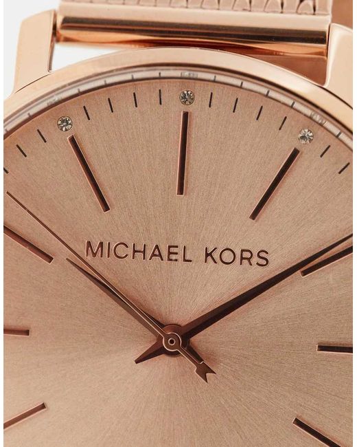 MICHAEL Michael Kors Natural Michael Kors Mk4340 Pyper Mesh Watch