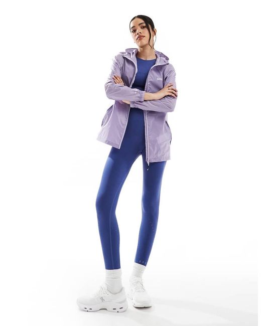 Regatta Purple Pack-It Iii Waterproof Rainwear Jacket