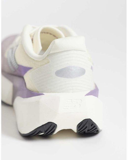 New Balance White Fuelcell Rebel V5 Womens Running Trainers