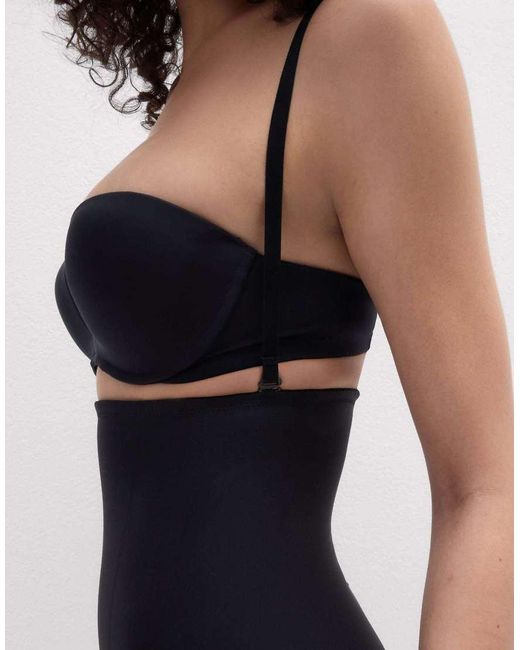 Intimissimi Black Seamless High-Waisted Shaping Knickers