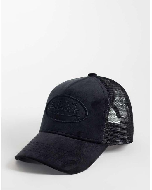 Von Dutch Blue Velvet Trucker Cap