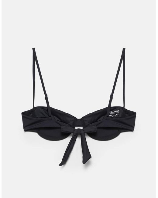 Pull&Bear Green Balconette Bikini Top