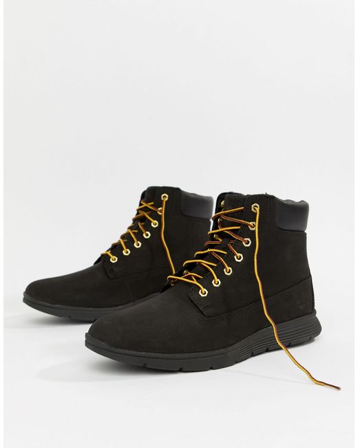 killington 6 inch boot for men in black